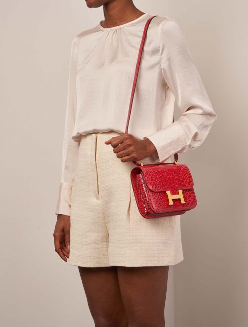 Hermès Constance 18 RougeDeCoeur 1M | Sell your designer bag on Saclab.com