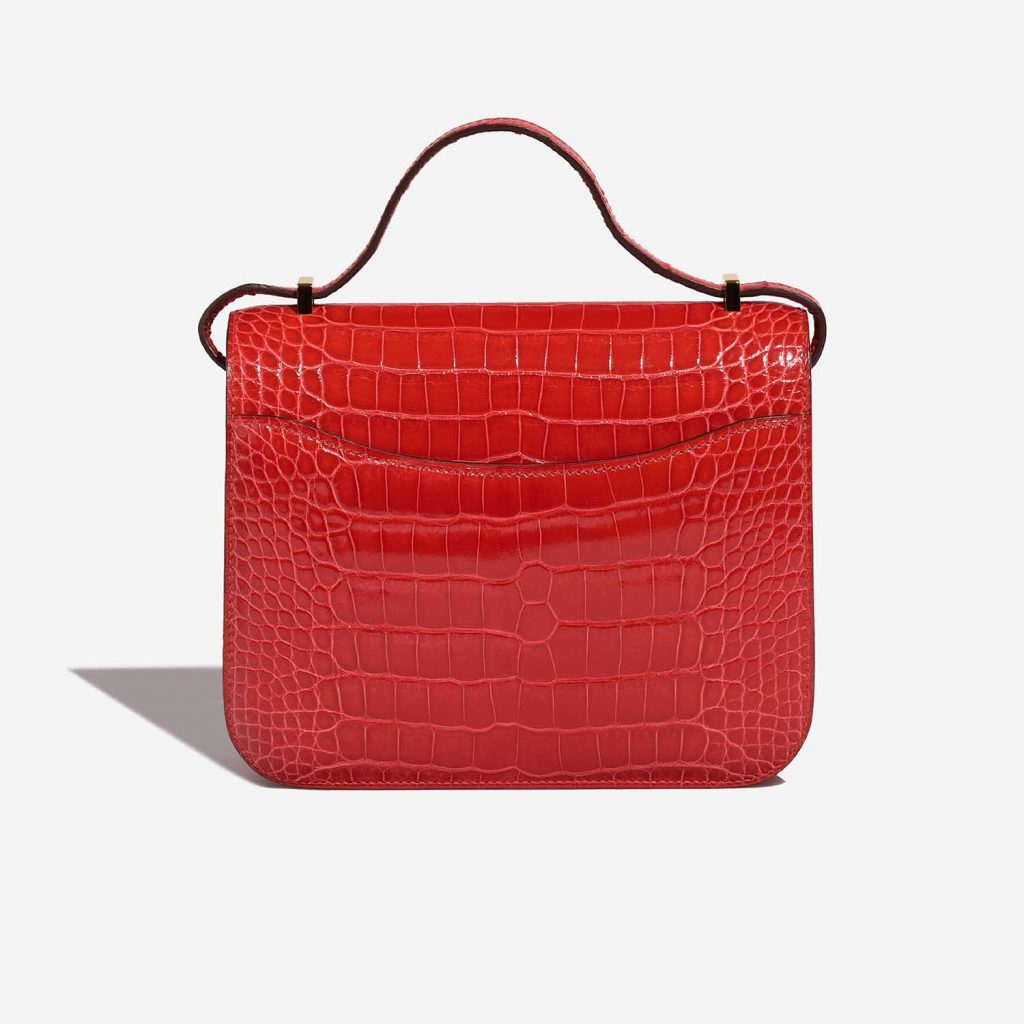 Hermès Constance 18 Alligator Rouge de Coeur | SACLÀB