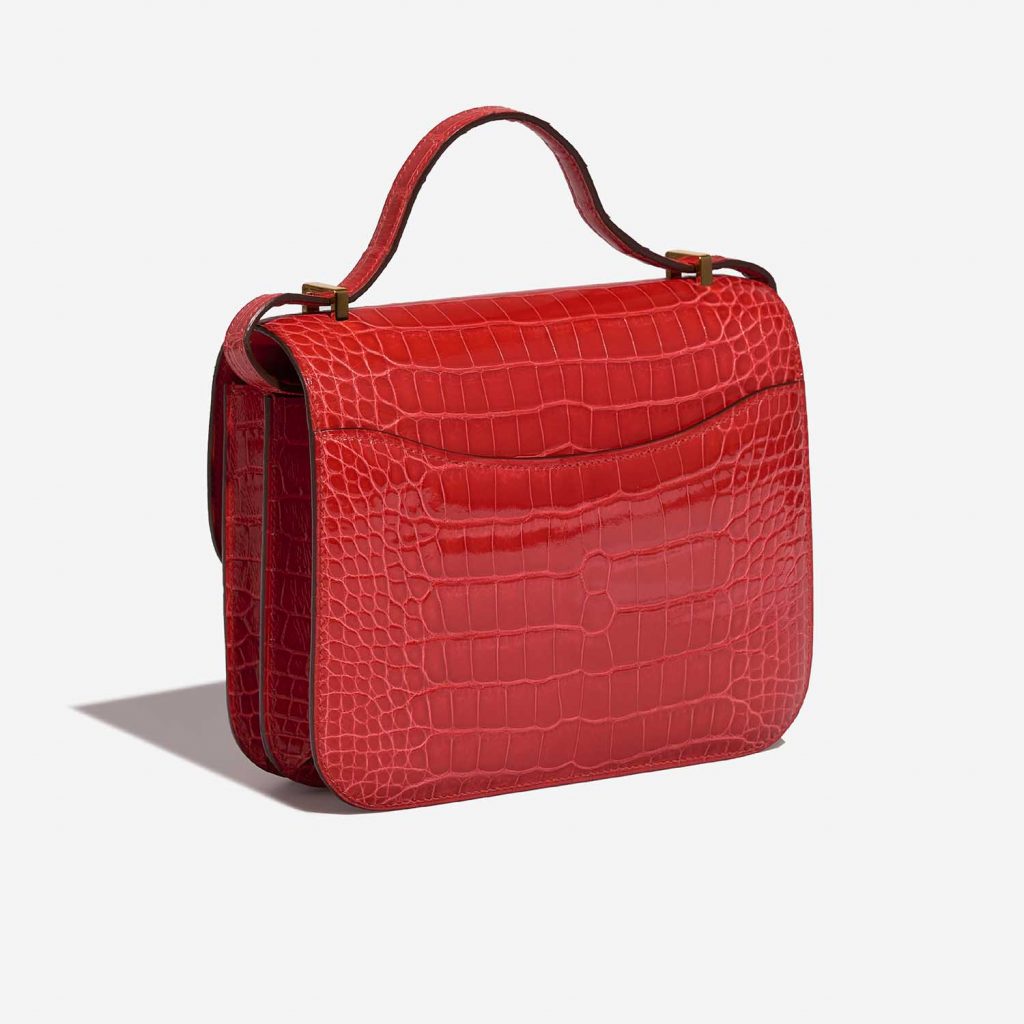 Hermès Constance 18 Alligator Rouge de Coeur | SACLÀB