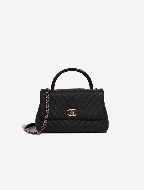 Chanel TimelessHandle Medium Black Front | Verkaufen Sie Ihre Designer-Tasche auf Saclab.com