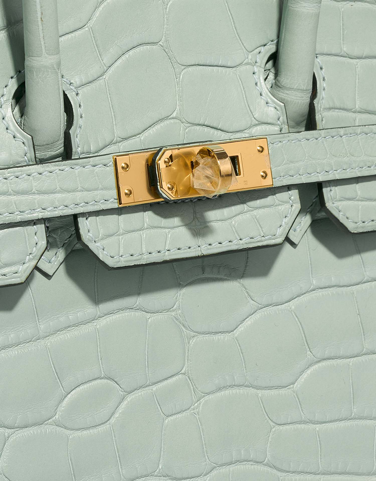 Hermès Birkin 25 VertD'Eau Closing System  | Sell your designer bag on Saclab.com