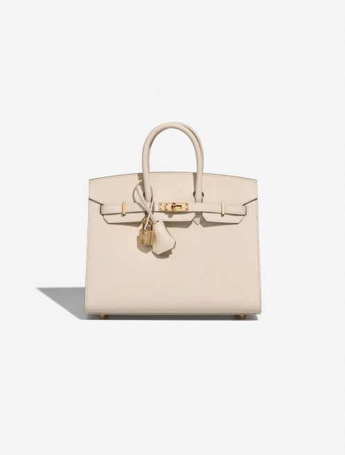 Hermès Birkin 25 Craie Front  | Sell your designer bag on Saclab.com