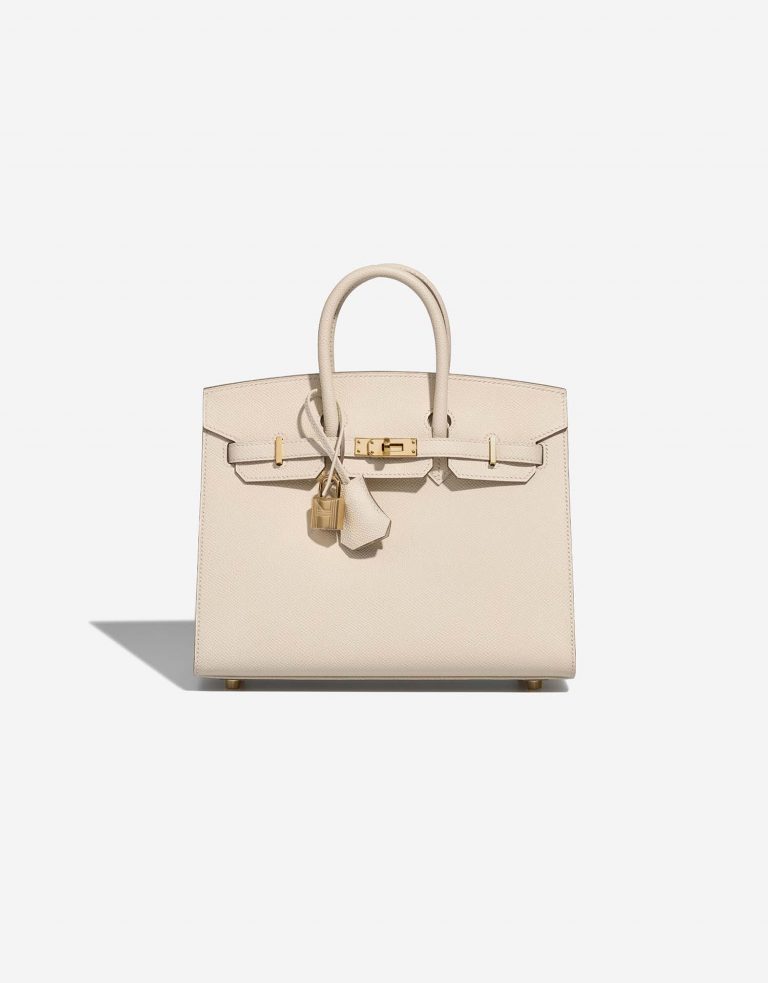 Hermès Birkin 25 Craie Front | Verkaufen Sie Ihre Designertasche auf Saclab.com