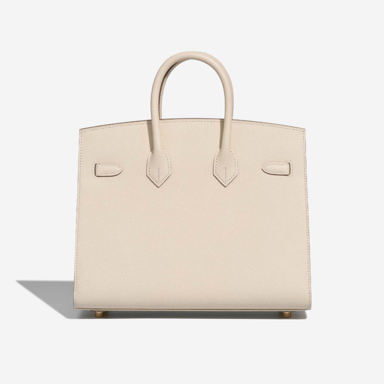 Hermès Birkin 25 Craie Back  | Sell your designer bag on Saclab.com