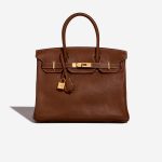 Hermès Birkin 30 Fauve Front  | Sell your designer bag on Saclab.com