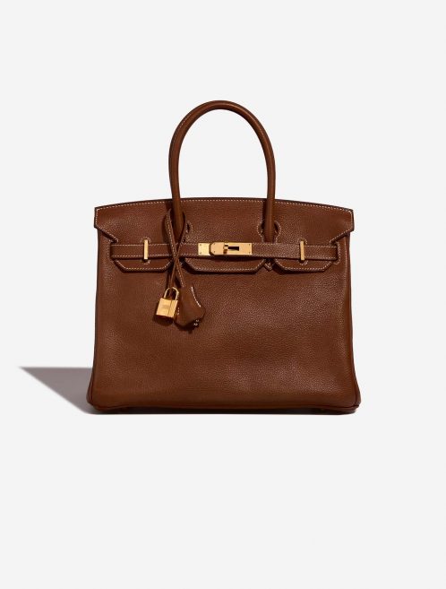 Hermès Birkin 30 Fauve Front  | Sell your designer bag on Saclab.com