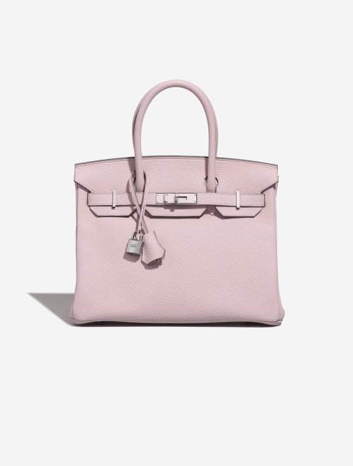 Hermès Birkin 30 MauvePale Front  | Sell your designer bag on Saclab.com
