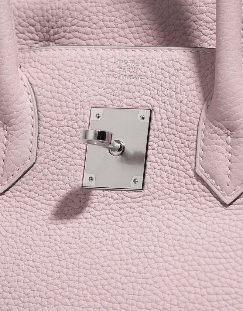 Hermès Birkin 30 Taurillon Clemence Mauve Pale | SACLÀB