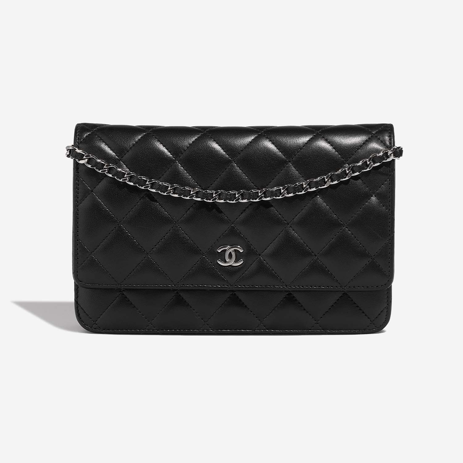 Chanel Timeless Wallet On Chain Lamb Black