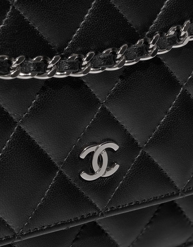 Chanel Timeless WalletOnChain Black Closing System  | Sell your designer bag on Saclab.com