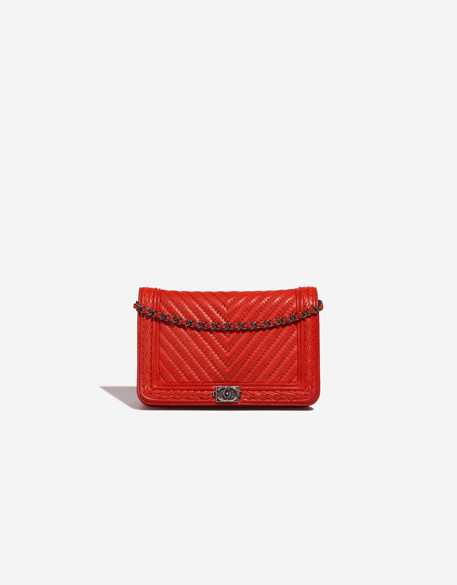 Chanel Boy Zippy Wallet Lambskin Shw (Red) – ValiseLaBel