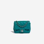 Chanel Timeless MiniSquare Turquoise 0F | Sell your designer bag on Saclab.com