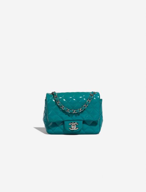 Chanel Timeless MiniSquare Turquoise 0F | Sell your designer bag on Saclab.com