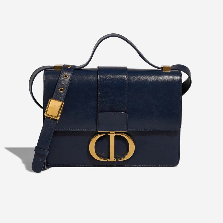 Dior 30Montaigne NavyBlue Front | Vendez votre sac de créateur sur Saclab.com