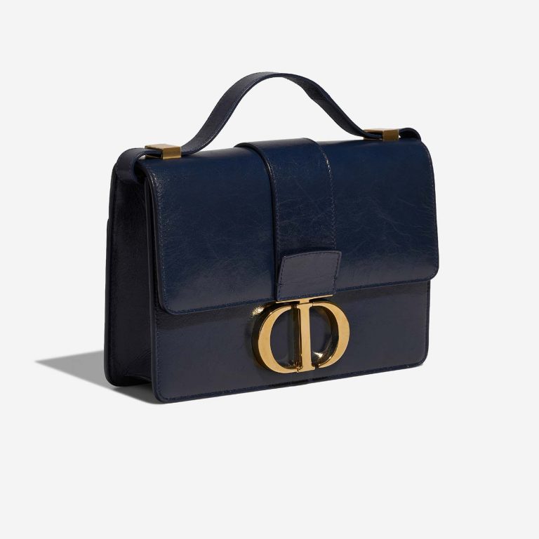 Dior 30Montaigne NavyBlue Side Front | Vendez votre sac de créateur sur Saclab.com