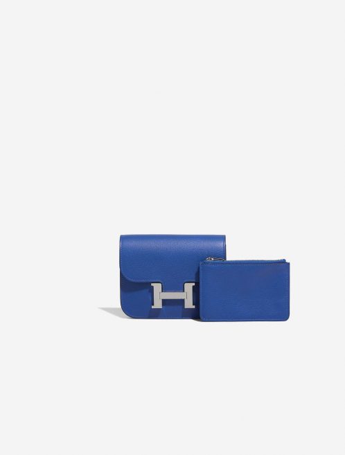Hermès ConstanceSlimWallet BleuFrance 0F | Sell your designer bag on Saclab.com