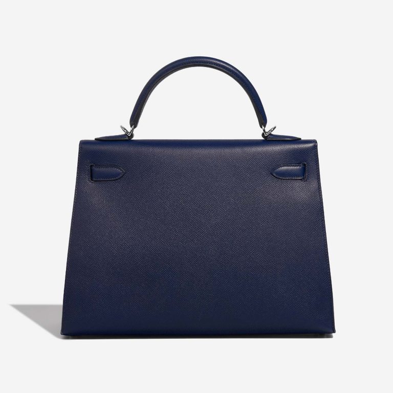 Hermès Kelly 32 BleuSaphir Back  | Sell your designer bag on Saclab.com