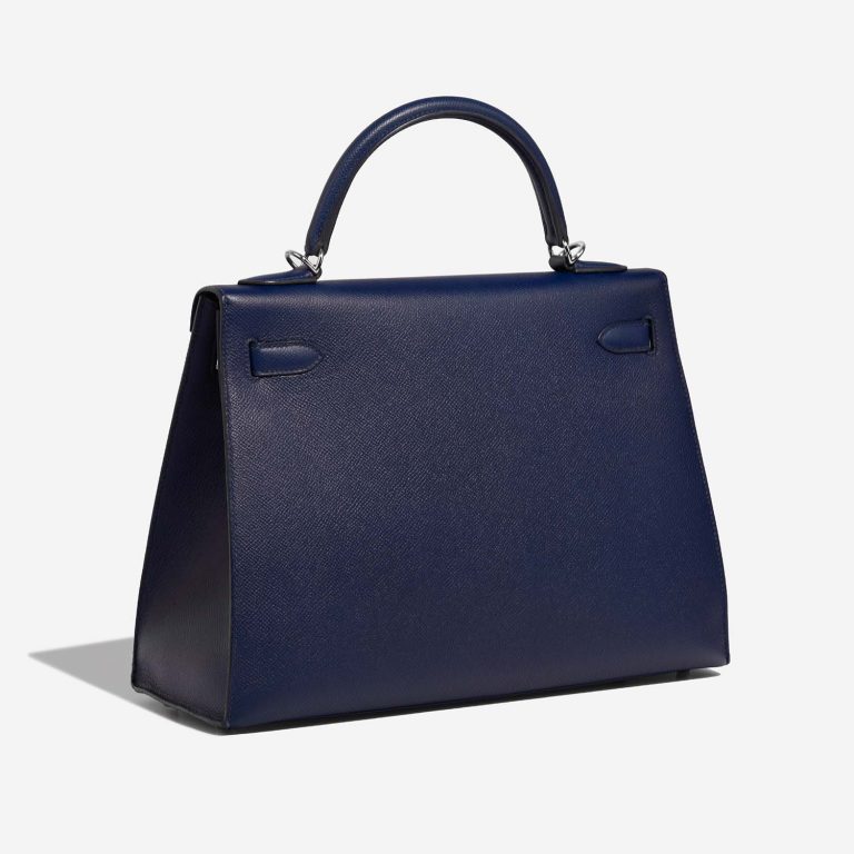 Hermès Kelly 32 BleuSaphir 7SB S | Sell your designer bag on Saclab.com