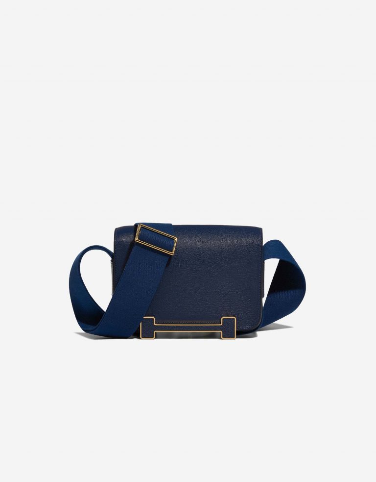 Hermès Geta Navy Front  | Sell your designer bag on Saclab.com