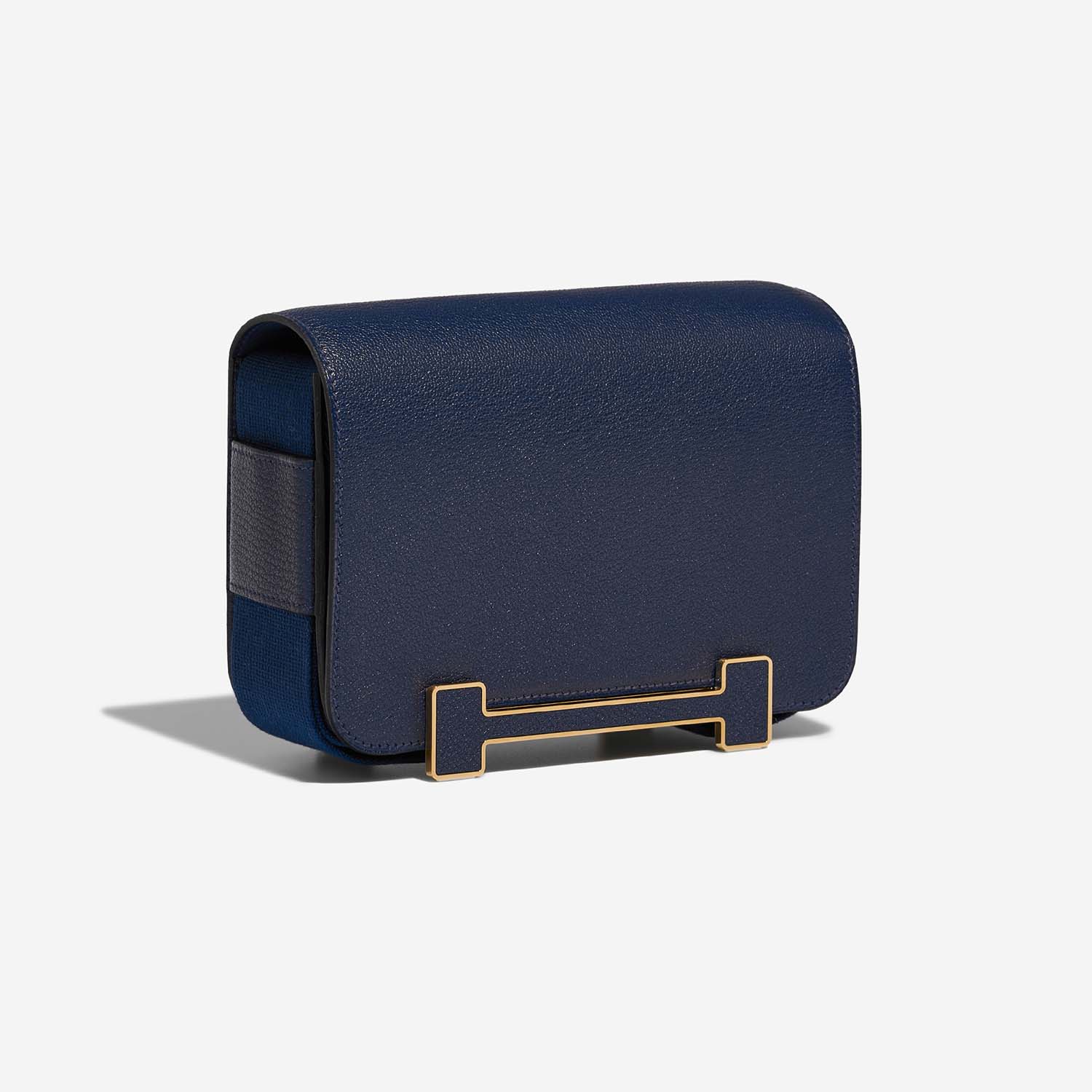 Hermès Geta Navy Side Front  | Sell your designer bag on Saclab.com