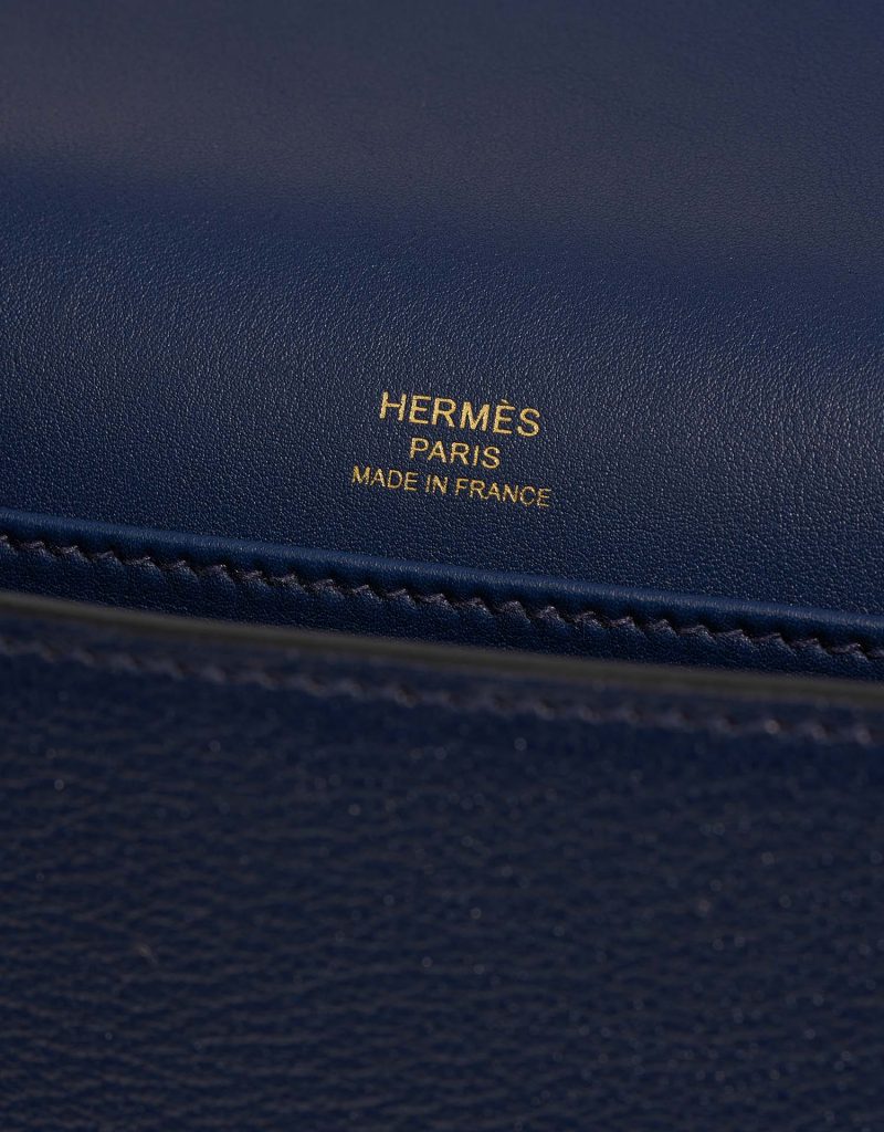 Hermès Geta Chevre Mysore Navy | SACLÀB