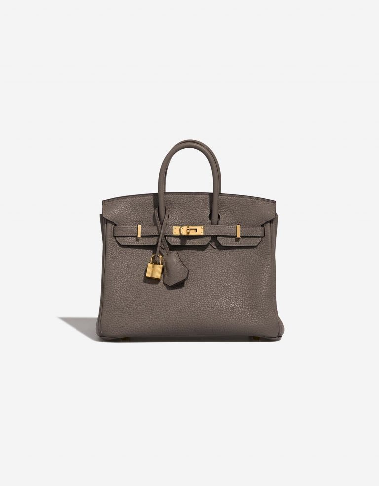 Hermès Birkin 25 Étoupe Front | Vendez votre sac de créateur sur Saclab.com