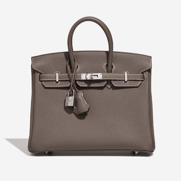 Hermès Birkin 25 Etoupe Front  | Sell your designer bag on Saclab.com