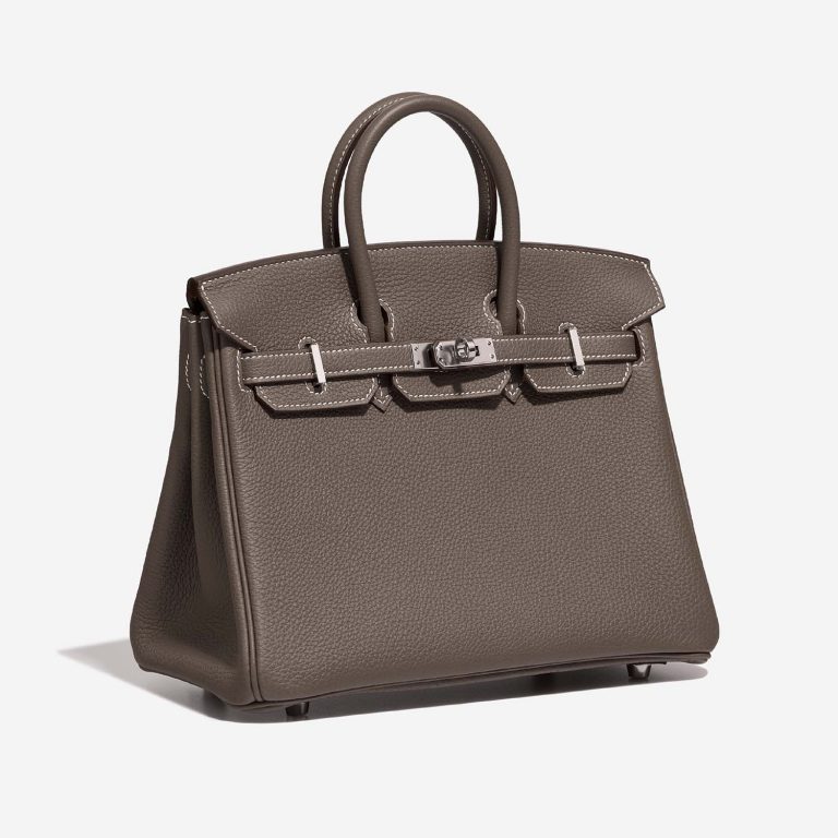 Hermès Birkin 25 Etoupe Side Front  | Sell your designer bag on Saclab.com