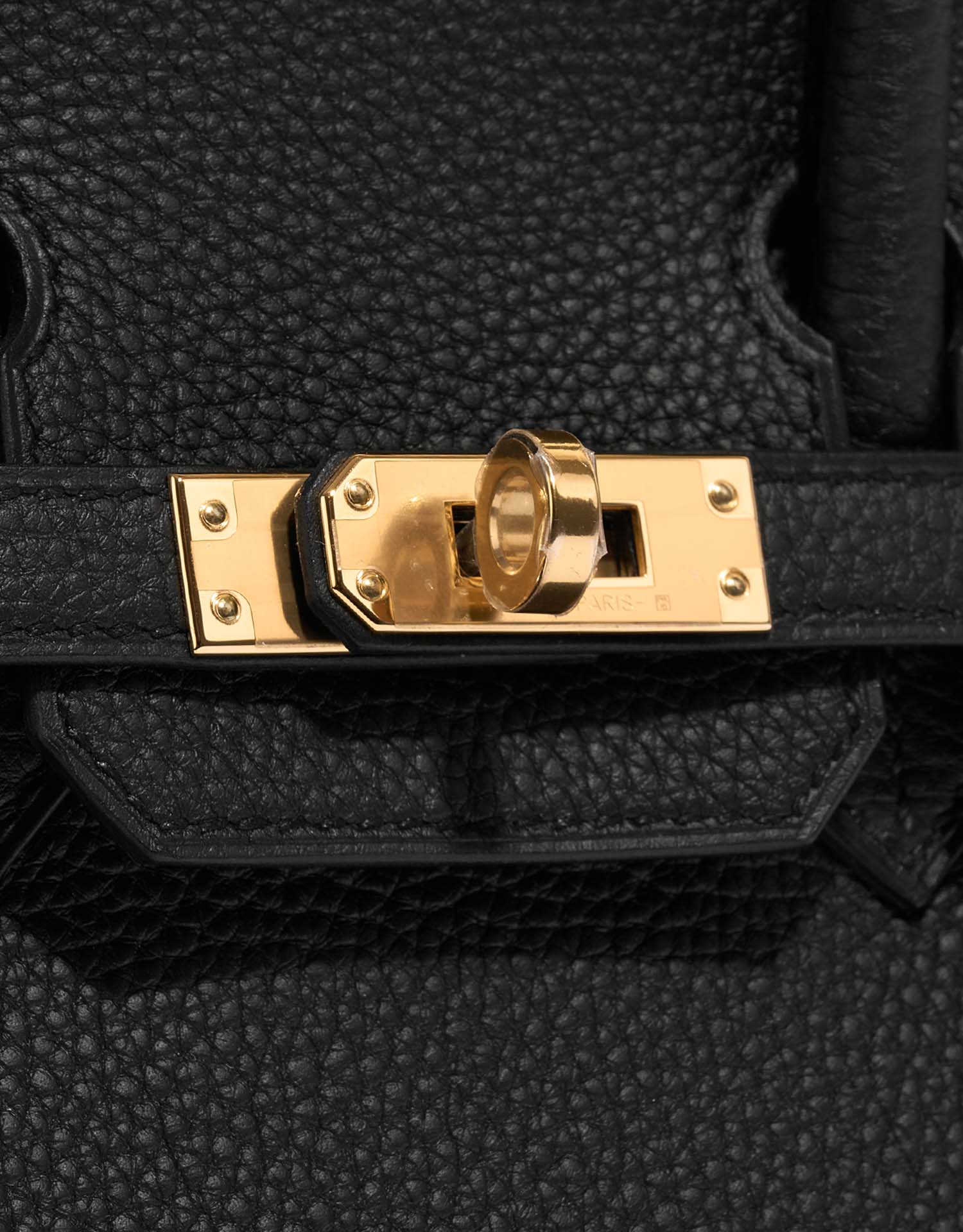 Hermès Birkin 25 In Vert Fonce Togo With Gold Hardware in Black