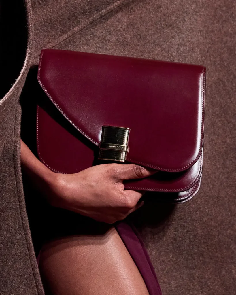 Fall/Winter 2024 Ferragamo Red Bag. Image: Launchmetrics Spotlight