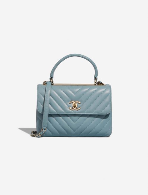 Chanel TimelessHandle Small LightBlue Front  | Sell your designer bag on Saclab.com