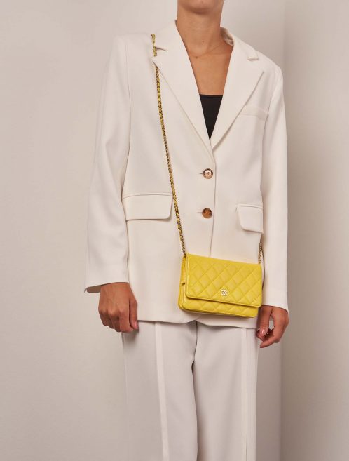 Chanel Timeless WalletOnChain Yellow Sizes Worn | Sell your designer bag on Saclab.com