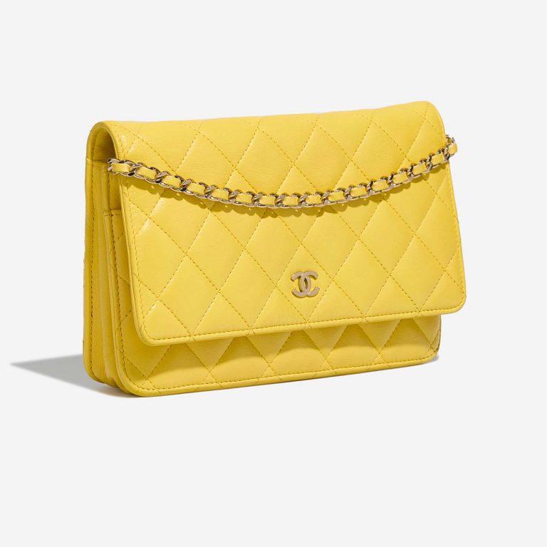 Chanel Timeless WalletOnChain Yellow Side Front  | Sell your designer bag on Saclab.com