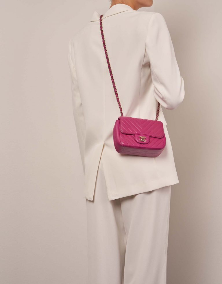 Chanel Timeless MiniRectangular Pink Front  | Sell your designer bag on Saclab.com