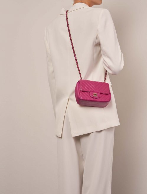 Chanel Timeless MiniRectangulaire Rose Tailles Porté | Vendez votre sac de créateur sur Saclab.com