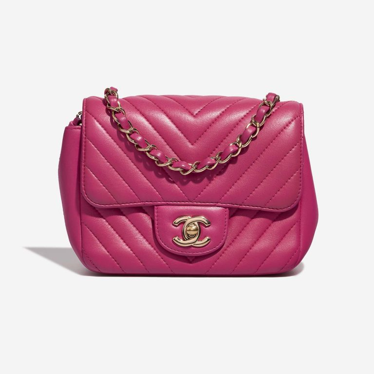 Chanel Timeless MiniRectangular Pink Front  | Sell your designer bag on Saclab.com