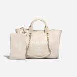 Chanel Deauville Small Cream Front  | Sell your designer bag on Saclab.com