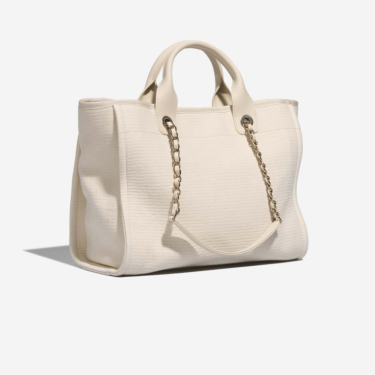 Chanel Deauville Small Cream 7SB S | Sell your designer bag on Saclab.com