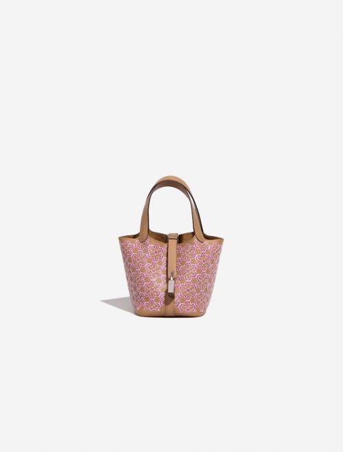 Hermès Picotin Micro Chai-Rose-White Front | Vendre votre sac de créateur sur Saclab.com