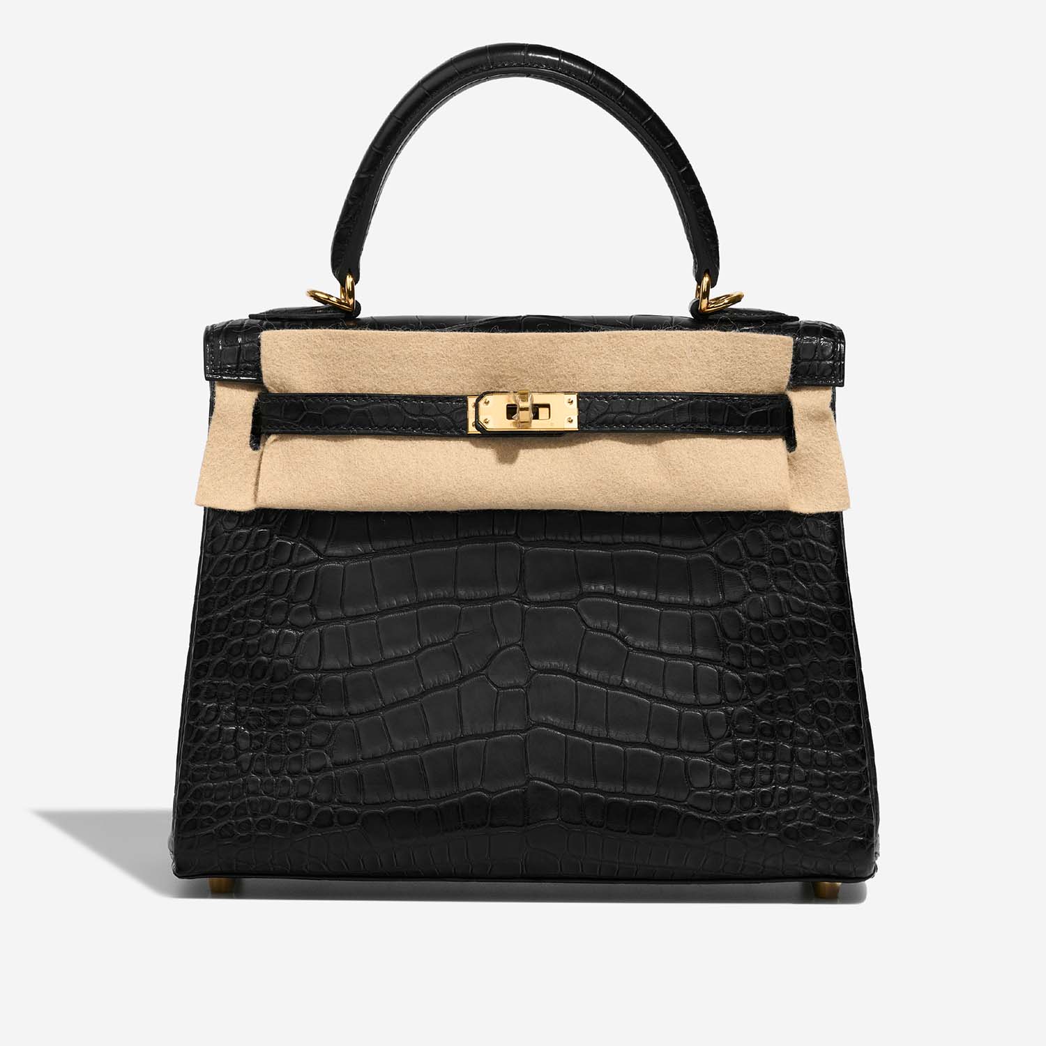 Hermès Kelly 25 Black 4FV S | Sell your designer bag on Saclab.com