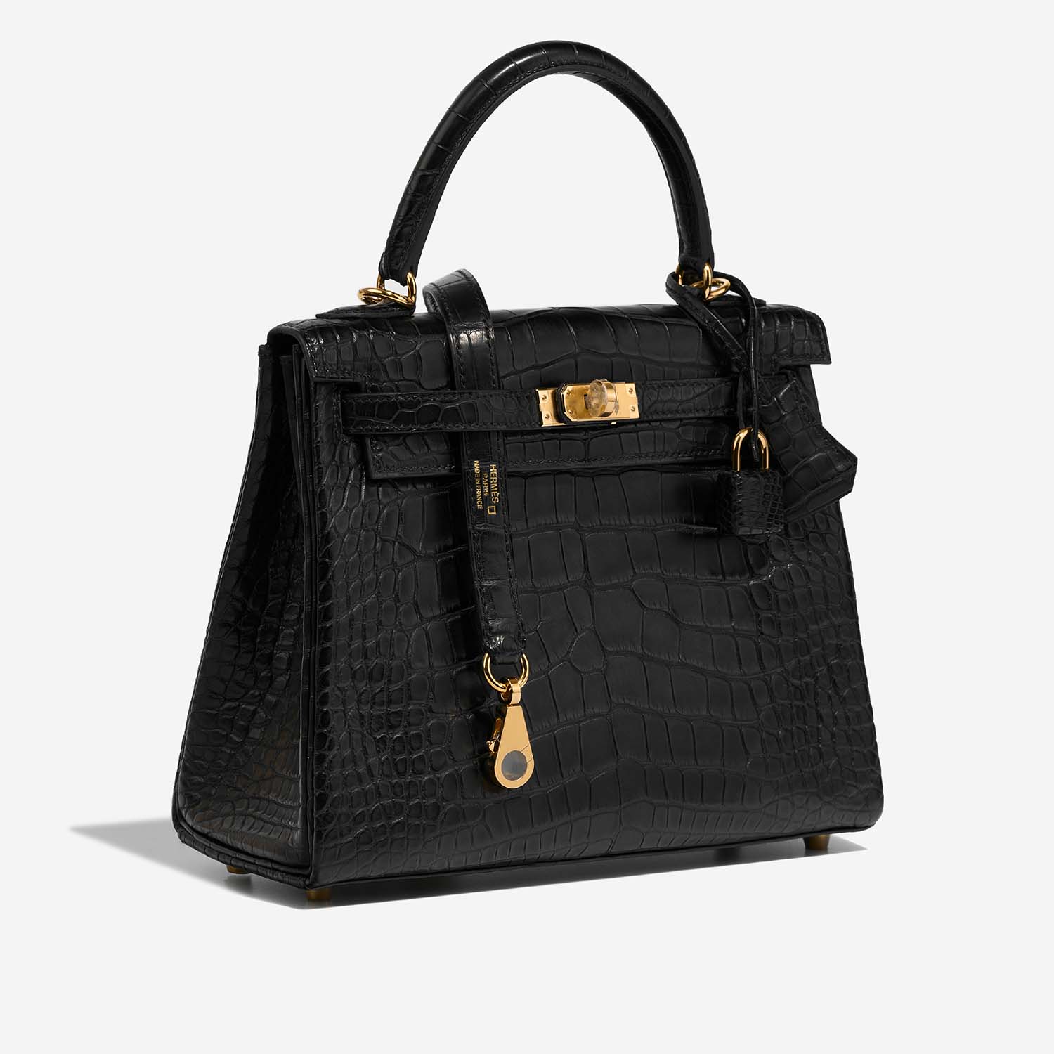 Hermès Kelly 25 Black 6SF S | Sell your designer bag on Saclab.com
