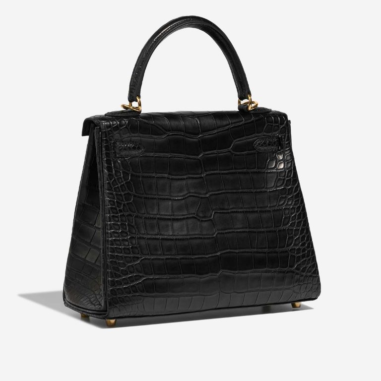 Hermès Kelly 25 Black 7SB S | Sell your designer bag on Saclab.com