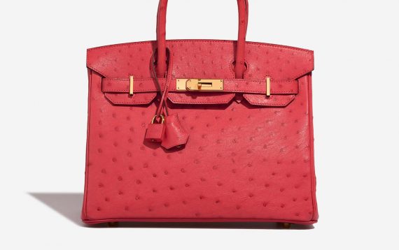 Hermès Birkin 30 Bougainvillier Front  | Sell your designer bag on Saclab.com