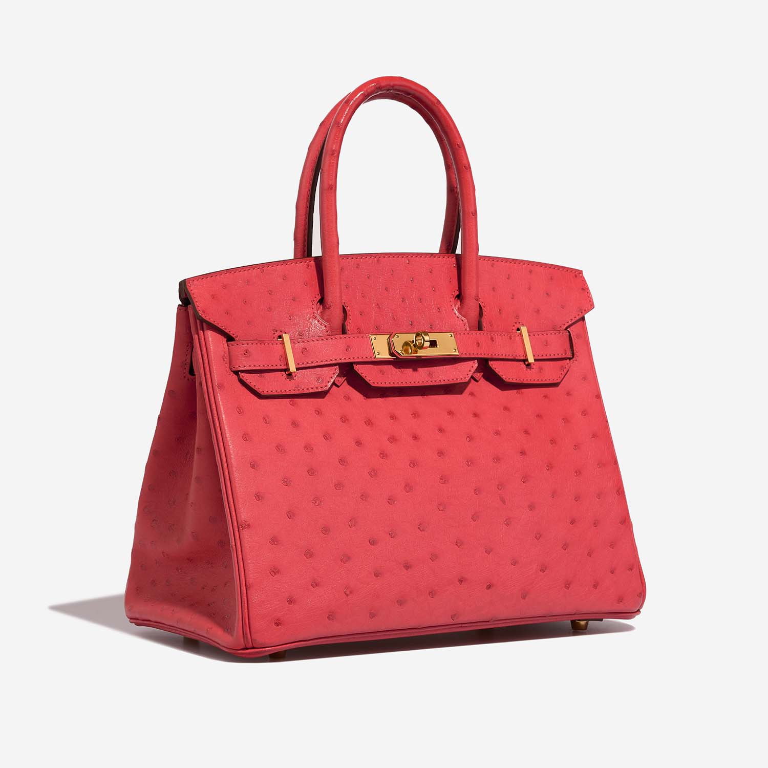 Hermès Birkin 30 Bougainvillier Side Front  | Sell your designer bag on Saclab.com