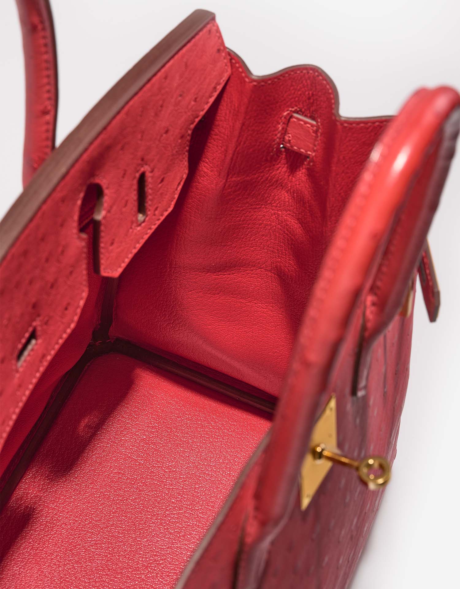 Hermès Birkin 30 Bougainvillier Inside  | Sell your designer bag on Saclab.com