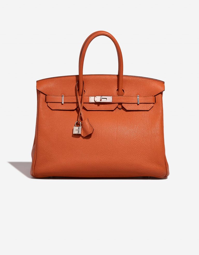 Hermès Birkin 35 OrangeH Front | Verkaufen Sie Ihre Designer-Tasche auf Saclab.com