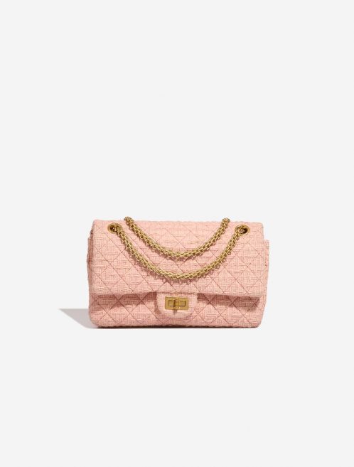 Pre-owned Chanel bag 2.55 Reissue 225 Tweed Pink Pink | Sell your designer bag on Saclab.com