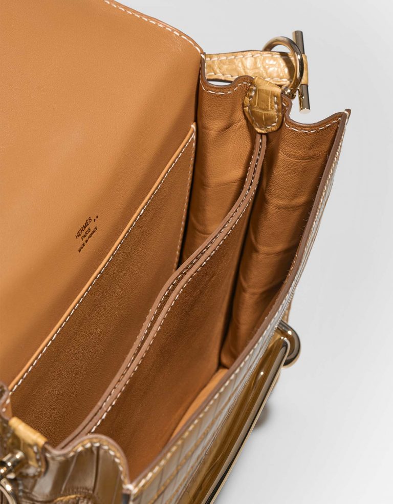 Hermès Roulis 23 Naturel Inside  | Sell your designer bag on Saclab.com