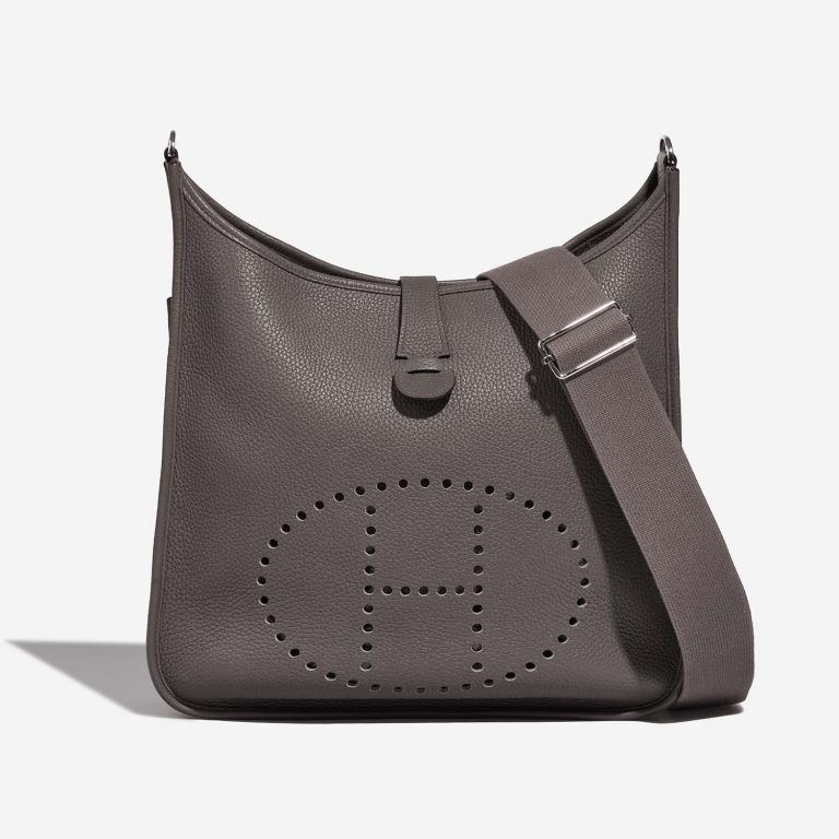 Hermès Evelyne 33 GrisEtain Front | Vendez votre sac de créateur sur Saclab.com