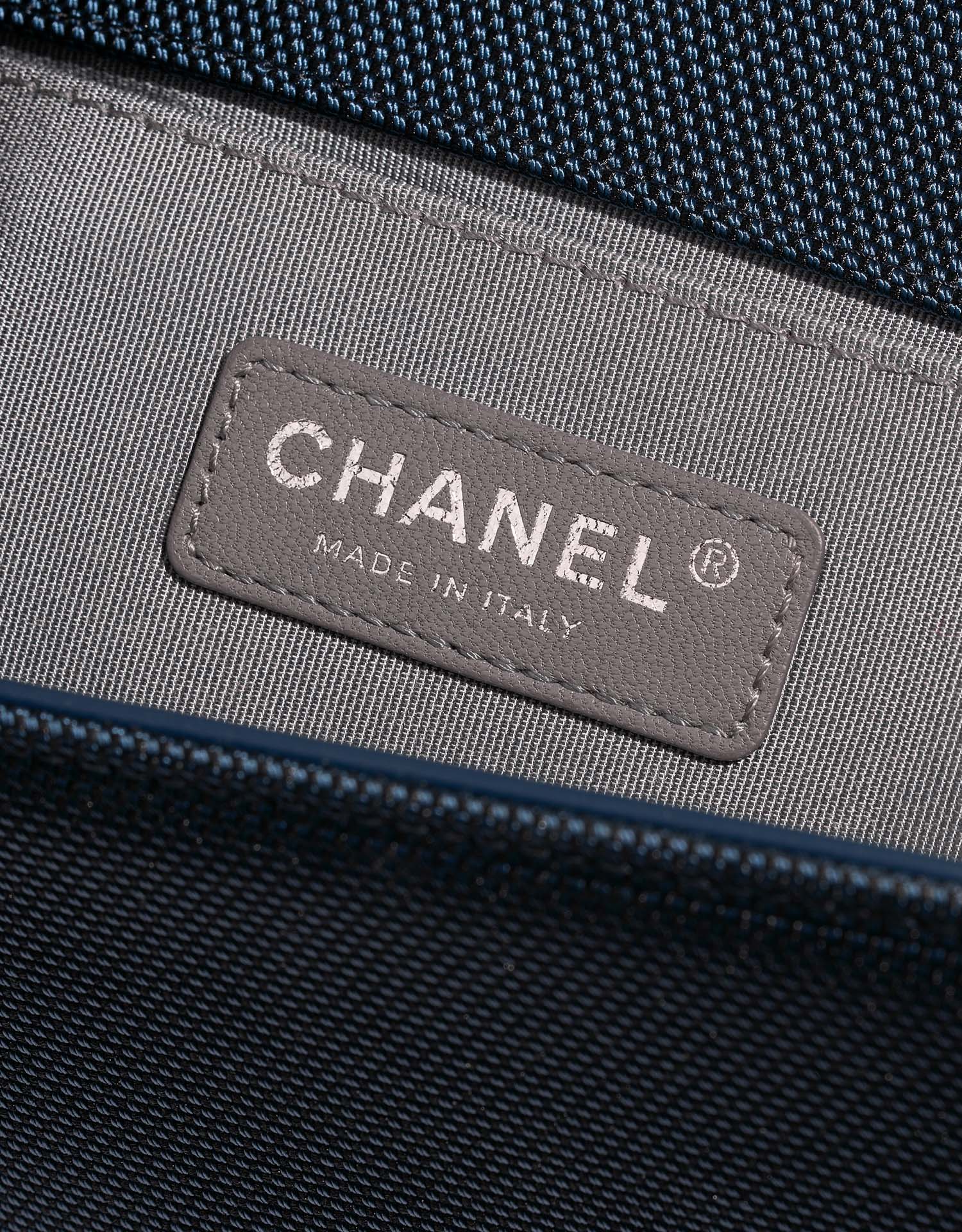 Chanel Boy OldMedium Multicolor Logo  | Sell your designer bag on Saclab.com